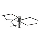 Gaskookplaat N.3 pyrokeramische branders 505 x 410 mm