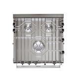 Force 10/ENO RVS 3 Pits Oven Euro Compact