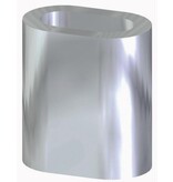 Staaldraad persklem Aluminium - 1+1 GRATIS