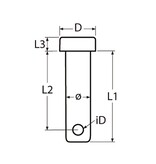 Borstbout RVS - 25% korting