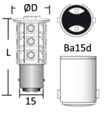 LED bulb 12/24V