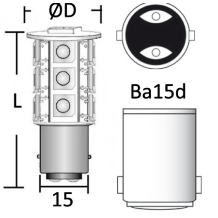 LED bulb 12/24V