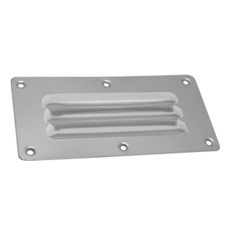 RVS Ventilatierooster - 127x66mm