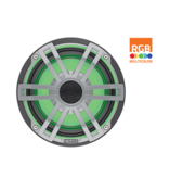 Hertz HEX 6.5 S-LD-G - 6.5" Marine Sport coax speakers grijs RGB LED, set van 2