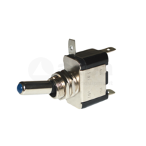allpa Wipschakelaar, 12V, ON/OFF, blauw LED