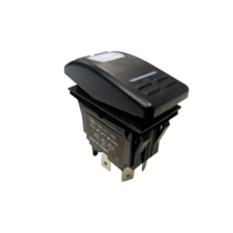 allpa Waterdichte schakelaar met LED-indicator, 3-polig, (ON) - OFF, 15A/12V