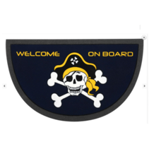Bootmat welcome on board met piraat