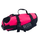 Besto Kattenvest deluxe roze/zwart 0-3kg