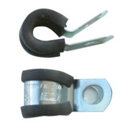 Beugel 8 mm met rubber inlaag