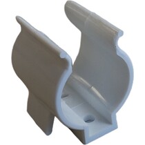 Boothaak klem instelbaar - Wit