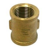 Messing  Sok Binnendraad 1/2