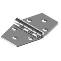 RVS Vlakscharnier 95x60mm