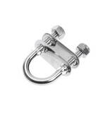RVS U-bout 55x90mm