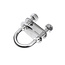 RVS U-bout 55x90mm