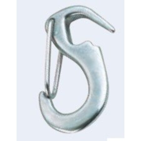 Snapsluiting met open eind / RVS - 50mm