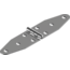 Staartscharnier vlak / RVS - 180 x 38 mm