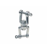 Dubbele wartelsluiting - Gaffel/gaffel/RVS