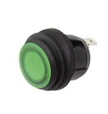 Drukschakelaar 25mm 12V 10amp