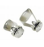 Deurstopper / Deur houder / Messing verchroomd