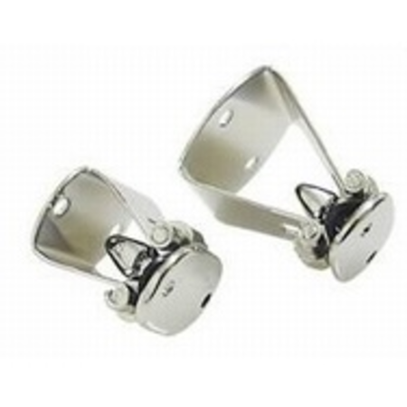 Deurstopper / Deur houder / Messing verchroomd