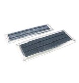 Opstapplaat RVS met rubber inleg