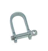 RVS D-sluiting plat 6mm