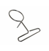 RVS verplaatsbare aanlegring