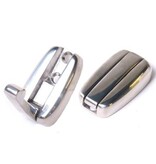 Kledinghaak inklapbaar 50 x 28 mm / RVS