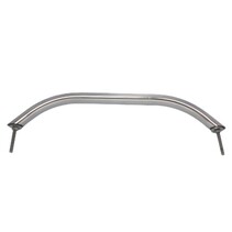 Gepolijste RVS handrailing ronde buis 610mm