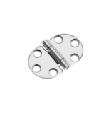 Roca vlakscharnier rond RVS 47x30mm