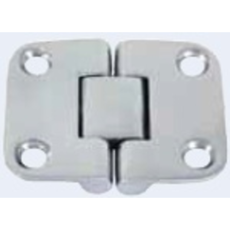 Scharnier / RVS A4-AISI316 - 52x42mm