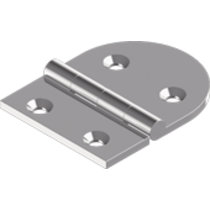 RVS Scharnier 81x64mm