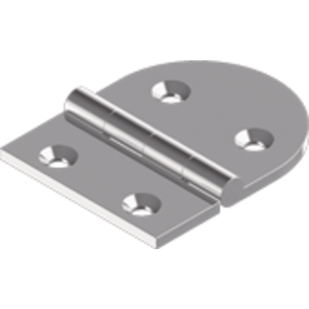 RVS Scharnier 81x64mm