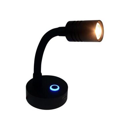 Talamex Led wandlamp Apollo 10-30V dimbaar met USB-C snellader