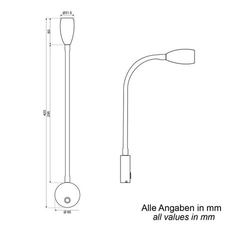 Talamex Led wandlamp Sol 10-30V dimbaar met USB-C snellader