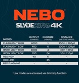 Zaklamp Slyde King 4K oplaadbaar