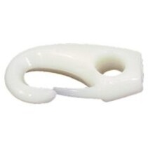 Kunststof Karabijnhaak wit 6mm