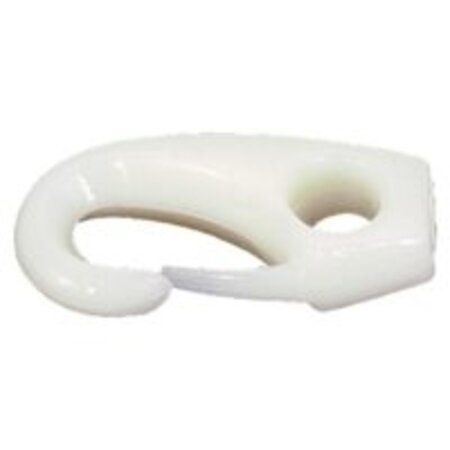 Kunststof Karabijnhaak wit