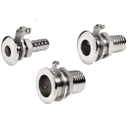 RVS Huiddoorvoer met slangtule