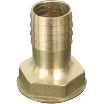 Slangpilaar messing binnendraad