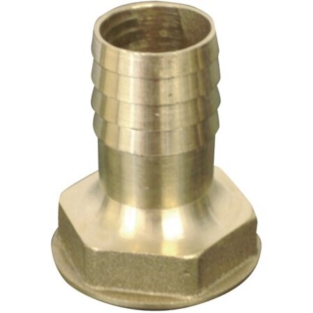 Slangpilaar messing binnendraad