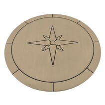 Tafelblad Eco teak Circle ø 65cm