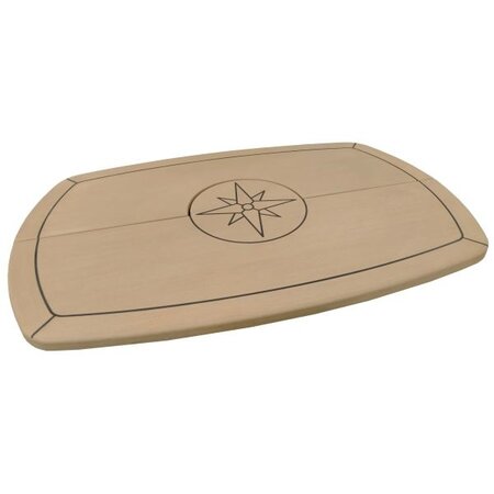 Tafelblad Eco teak klapbaar 61cm x 94cm