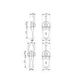 Ultraflex B103 motorbediening topmontage Enkel