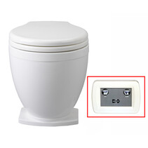 Jabsco LITE FLUSH elektr. toilet , 2-knops bedieningspaneel