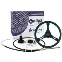 SeaStar Light Duty systeem + stuur Riviera zwart