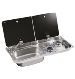 Allpa 2-Pits gaskomfoor met  spoelbak