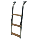 allpa RVS zwemplateau met teakhouten vlonder