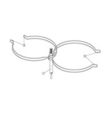 allpa Gaskomfoor opbouw, 2 branders