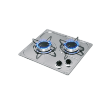 allpa Gaskomfoor RVS, 2 branders